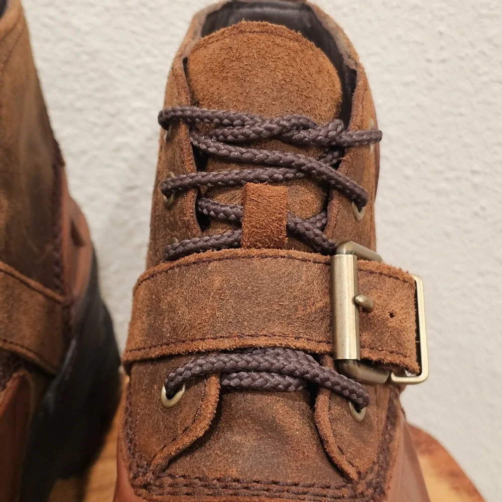 Polo Ralph‎ Lauren Oslo Low Waterproof Leather Suede Boots Mens Size 7.5